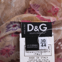 Dolce & Gabbana Seidenbluse mit Muster