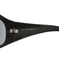 Dolce & Gabbana Monoshade-Sonnenbrille in Schwarz