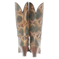 Walter Steiger Ankle boots made of python leather