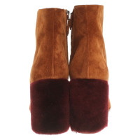 Miu Miu Ankle boots in brown / Bordeaux