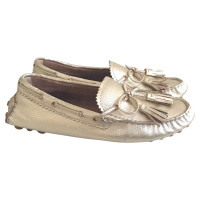 Coach Slippers/Ballerinas Leather in Gold