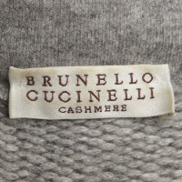 Brunello Cucinelli Kaschmirjacke in Grau