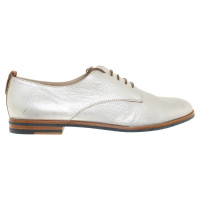 Agl Silver-colored lace-up shoes
