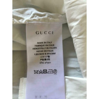 Gucci Oberteil aus Baumwolle in Weiß