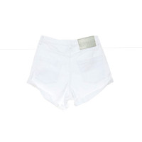 One Teaspoon Shorts aus Baumwolle in Weiß