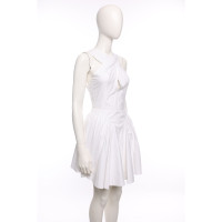 Alaïa Vestito in Cotone in Bianco