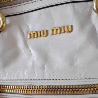Miu Miu Shoulder bag Leather in White