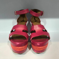 Hermès Sandalen Leer in Roze