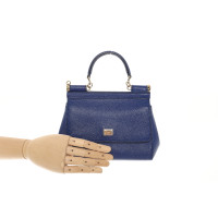 Dolce & Gabbana Sicily Bag Leather in Blue