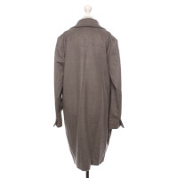 Odeeh Jacke/Mantel aus Wolle in Grau