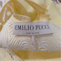 Emilio Pucci Vestito in Seta in Giallo