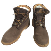 Timberland Chaussures à lacets en Daim en Marron