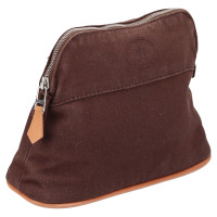 Hermès Clutch Bag Cotton in Brown