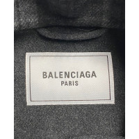 Balenciaga Jacke/Mantel aus Wolle in Grau