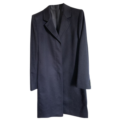 Max Mara Jacket/Coat Cashmere in Blue
