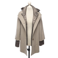 Cinzia Rocca Jacke/Mantel aus Wolle in Beige