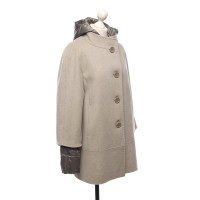 Cinzia Rocca Jacke/Mantel aus Wolle in Beige