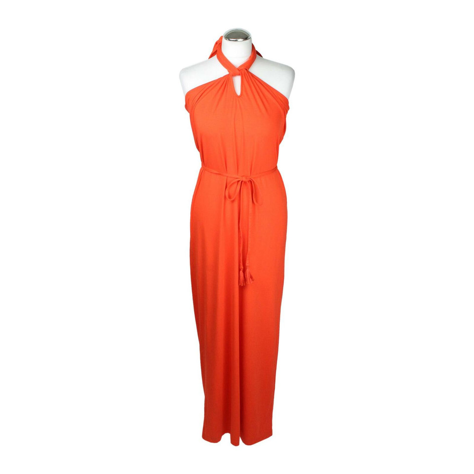Hobbs Kleid aus Viskose in Orange
