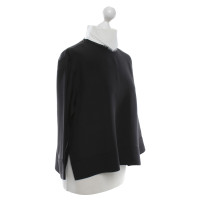 Céline top in black and white