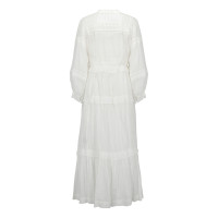 Isabel Marant Etoile Vestito in Cotone in Bianco