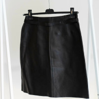 Gucci Skirt Leather in Black