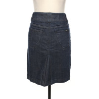 Hugo Boss Rok Katoen in Blauw