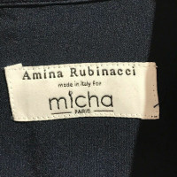 Amina Rubinacci Top Silk in Blue