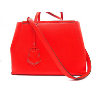 Fendi 2Jours Leather in Red