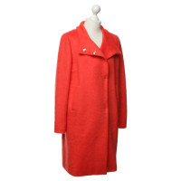 Laurèl Coat in coral red
