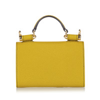 Dolce & Gabbana Shoulder bag Leather in Yellow