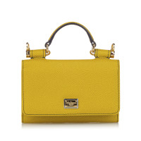 Dolce & Gabbana Shoulder bag Leather in Yellow