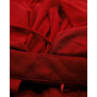 Balmain Vestito in Viscosa in Rosso