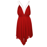 Balmain Dress Viscose in Red