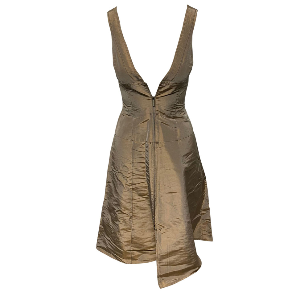 Calvin Klein Dress Silk in Beige