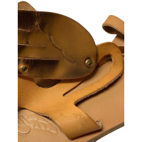 Ancient Greek Sandals Sandals Leather in Brown