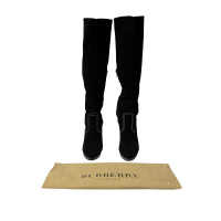Burberry Boots Suede in Black
