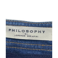 Philosophy Di Lorenzo Serafini Rock aus Baumwolle in Blau