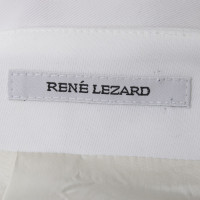 René Lezard Jupe longue en blanc