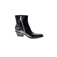 Calvin Klein Jeans Ankle boots Patent leather in Black