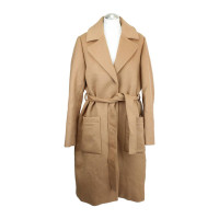 Bruuns Bazaar Giacca/Cappotto in Lana in Beige