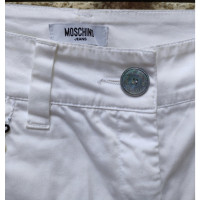 Moschino Trousers Cotton in White