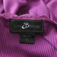 Style Butler Bovenkleding Zijde in Violet