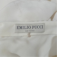 Emilio Pucci Vestito in Seta in Bianco