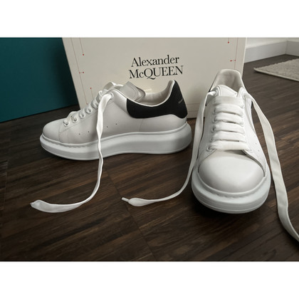 Alexander McQueen Chaussures de sport en Cuir en Blanc