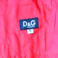 D&G Lang denim gewatteerde voering jas