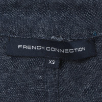 French Connection Lange Weste in Blau 
