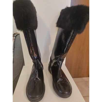 Richmond Boots Patent leather in Black