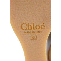 Chloé Wedges aus Leder in Braun