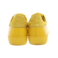 Högl Sneakers aus Leder in Gelb