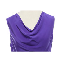 Gianni Versace Top Silk in Violet